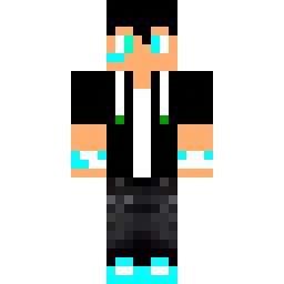 Futuristic Esports Steve in Black Circuit Hoodie — Skin pública de la comunidad