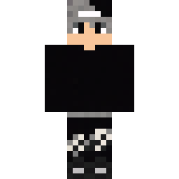 Black Base Skin with Random Face — Skin pública de la comunidad