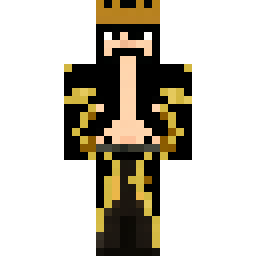 Young King with Spiked Black Crown — Skin pública de la comunidad