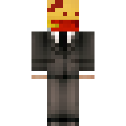 Pizza Head in Gray Suit — コミュニティの公開スキン