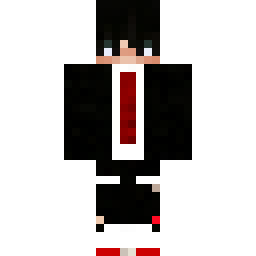 Half-Inverted Black and White YouTuber Skin — Public community skin