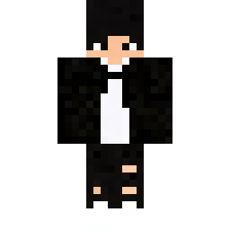Half-Inverted Black and White YouTuber Skin — 公开社区作品