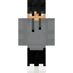 Minimalist Male in Dark Gray Hoodie — Public community skin