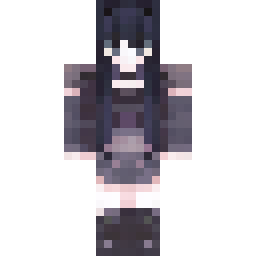 Minimalist Aesthetic Emo Dark Skin with 3D Aura Layers — Skin pública de la comunidad