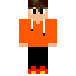 Duck in Red Pullover, Black Pants, and Orange Shoes — 커뮤니티 공개 스킨
