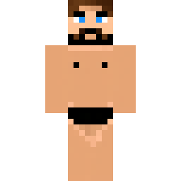 Male Character with Brown Hair and Beard — Skin pública de la comunidad