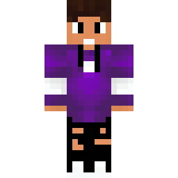 Dark Purple Hoodie Male Skin — Публичный скин сообщества