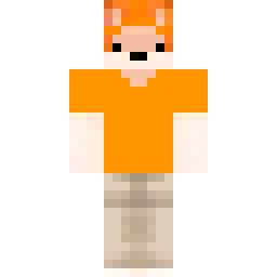 Boy in Orange Cat Costume — Публичный скин сообщества