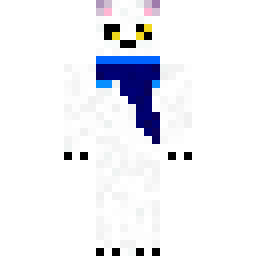 Sky-Blue Kemono Cat with Bandana — Публичный скин сообщества