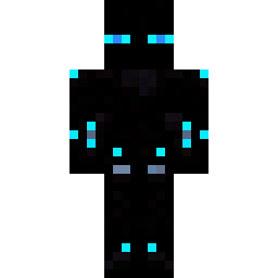 Void Skin with Glowing Blue Eyes — Публичный скин сообщества