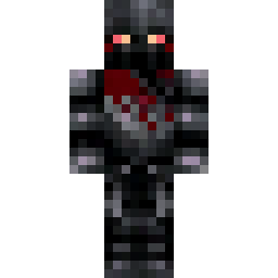 Shadow Warrior Dark Fantasy Minecraft Skin — 公开社区作品