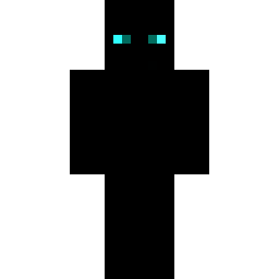 Black and Gray Skin with Glowing Cyan Cracks — 公开社区作品