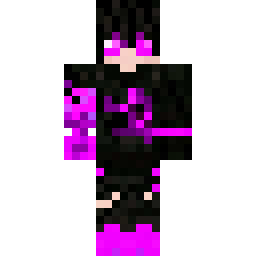 Neon Purple Ninja Hoodie Skin — 公开社区作品