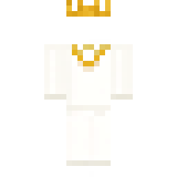 1tap Light White Skin with Crown — Public community skin