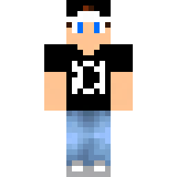 Black Hat with T and Silver Chain Skin — Public community skin