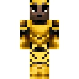 Black Character in Golden Armor — Public community skin
