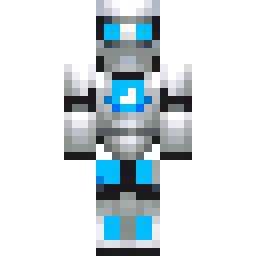 Robot with Blue Wires — Public community skin