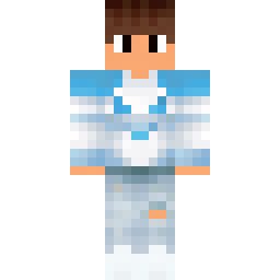 Eisblauer Hoodie-Skin mit Bandana — Public community skin