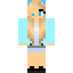 Blonde Fox-Eared Student in UA Uniform — Public community skin