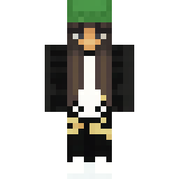 Boy in Green Hat with Black and White Jacket — 公开社区作品