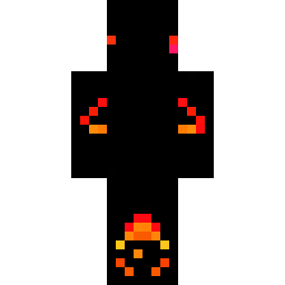 AceAshes: Black Flame Warrior Minecraft Skin — 公开社区作品