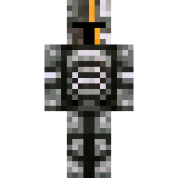Cracked Netherite Knight with Magma Veins — Public community skin