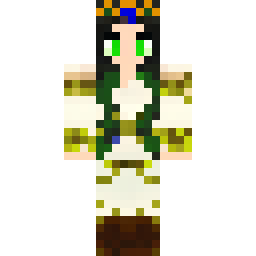 Royal Vine Crown Minecraft Skin with Venetian Mask — 公开社区作品