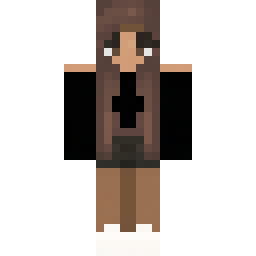 Young Woman with Dark Brown Hair and Black Top — 公开社区作品
